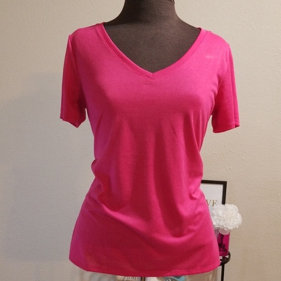 Nike Tops - NIKE DRI-FIT V-Neck Short Sleeved Shirt